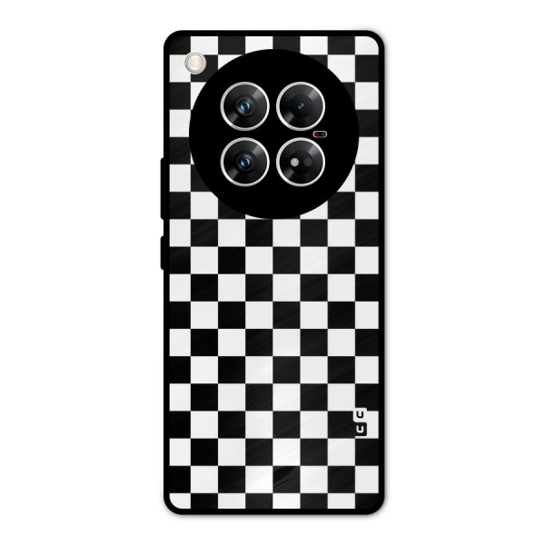 Checkerboard Metal Back Case for Infinix Zero 40 5G