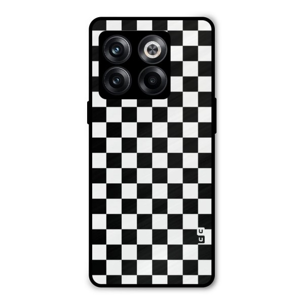 Checkerboard Metal Back Case for OnePlus 10T