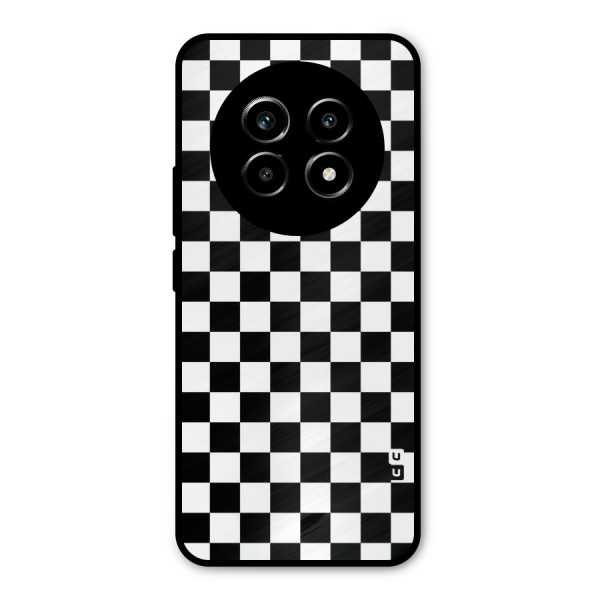 Checkerboard Metal Back Case for Realme 13 Pro