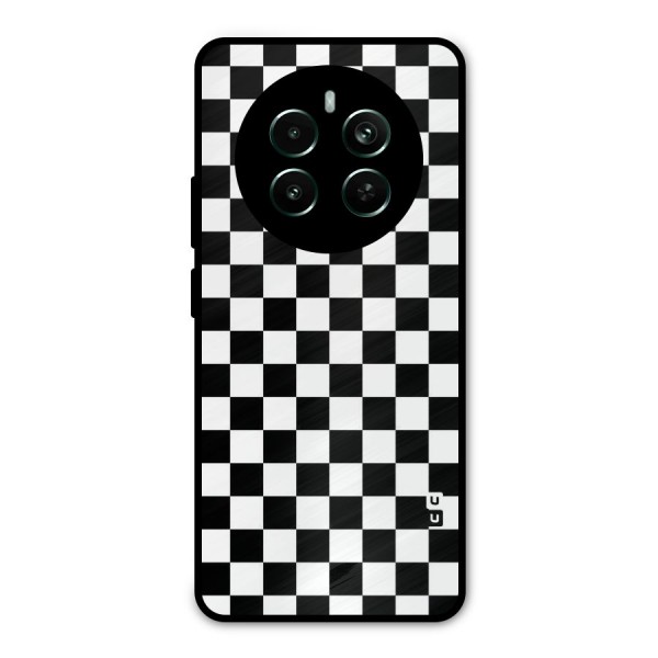 Checkerboard Metal Back Case for Realme Narzo 70 Pro