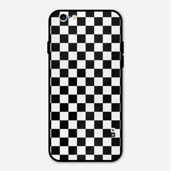Checkerboard Metal Back Case for iPhone 6 6s