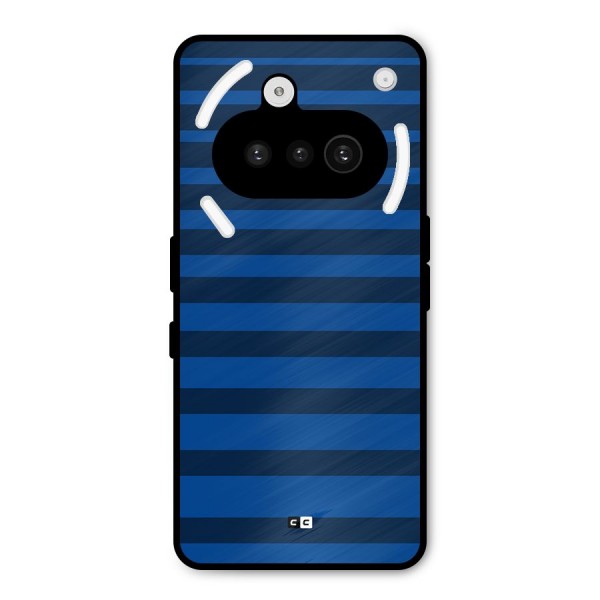 Chelsea Stripes Metal Back Case for Nothing Phone 3a