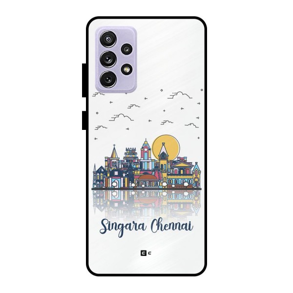 Chennai City Metal Back Case for Galaxy A72