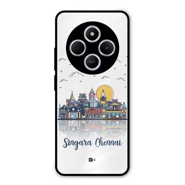 Chennai City Metal Back Case for Redmi A4