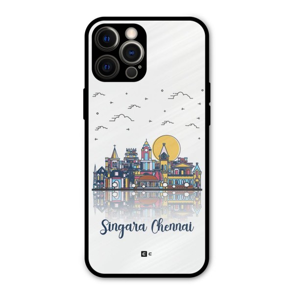 Chennai City Metal Back Case for iPhone 12 Pro Max