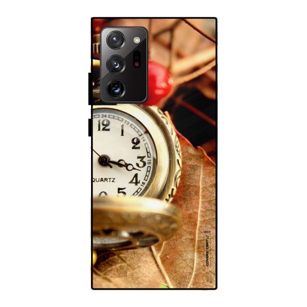 Cherry And Clock Metal Back Case for Galaxy Note 20 Ultra 5G