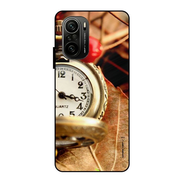 Cherry And Clock Metal Back Case for Mi 11X Pro