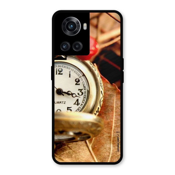 Cherry And Clock Metal Back Case for OnePlus 10R