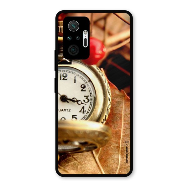 Cherry And Clock Metal Back Case for Redmi Note 10 Pro Max