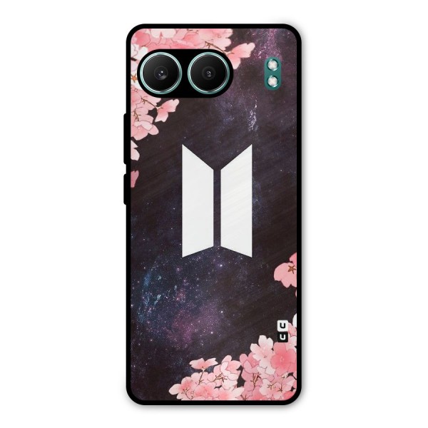 Cherry Blossom Pause Design Metal Back Case for OnePlus Nord 4