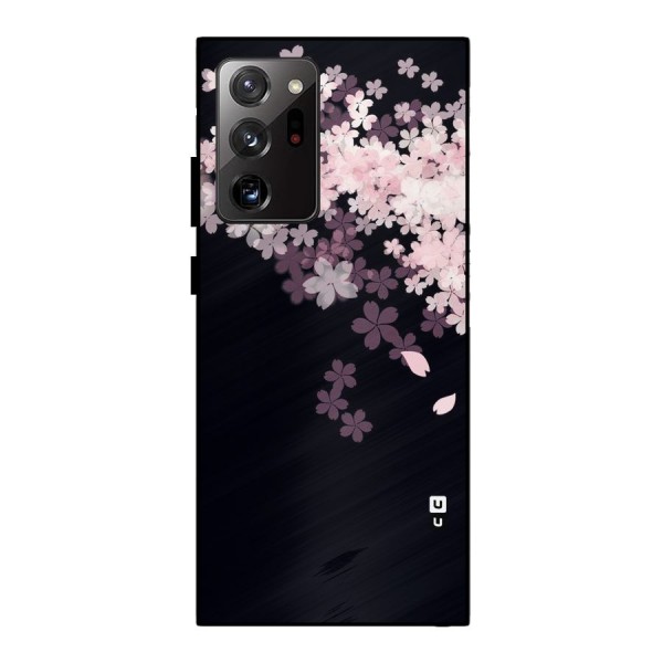 Cherry Flowers Pink Metal Back Case for Galaxy Note 20 Ultra