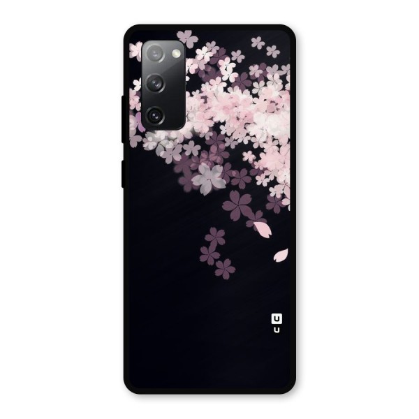 Cherry Flowers Pink Metal Back Case for Galaxy S20 FE 5G