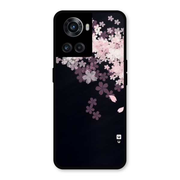 Cherry Flowers Pink Metal Back Case for OnePlus 10R