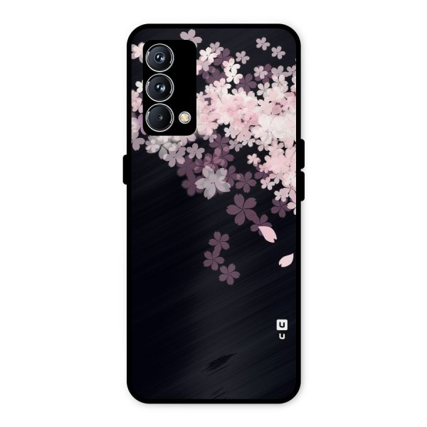 Cherry Flowers Pink Metal Back Case for Realme GT Master Edition