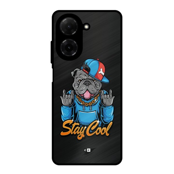 Chill Calm Cool Metal Back Case for Poco C71