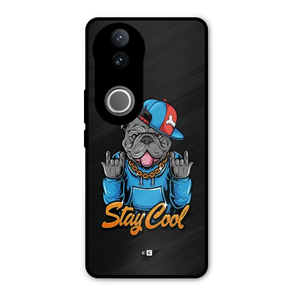 Chill Calm Cool Metal Back Case for Vivo V50e