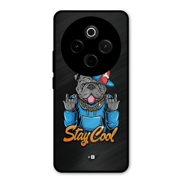 Chill Calm Cool Metal Back Case for iQOO Z10