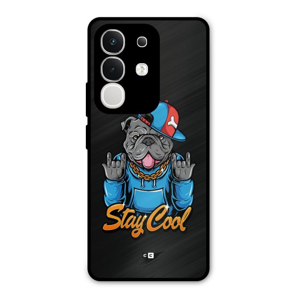 Chill Calm Cool Metal Back Case for iQOO Z10x
