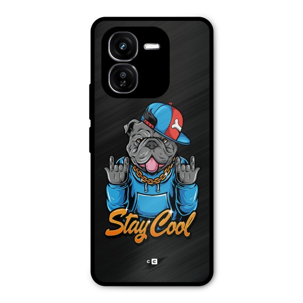 Chill Calm Cool Metal Back Case for iQOO Z9x