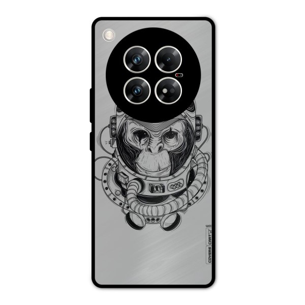 Chimpanzee Astronaut Metal Back Case for Infinix Zero 40 5G