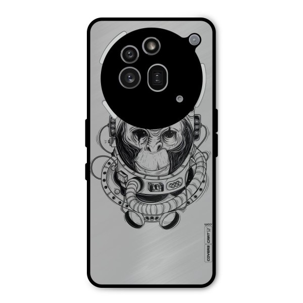Chimpanzee Astronaut Metal Back Case for Nothing Phone 3a Pro