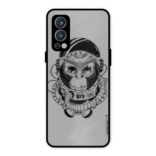 Chimpanzee Astronaut Metal Back Case for OnePlus Nord 2 5G