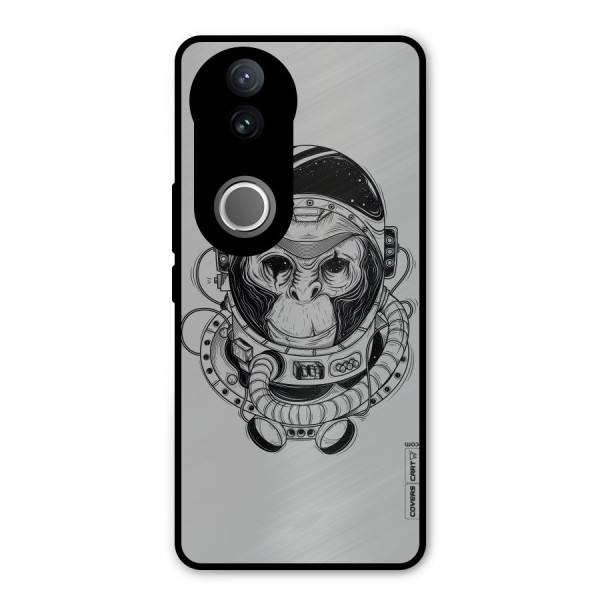 Chimpanzee Astronaut Metal Back Case for Vivo V50e