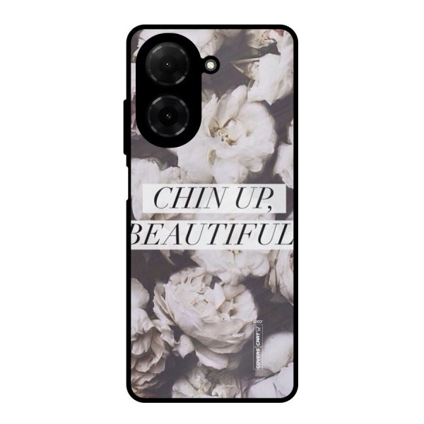 Chin Up Beautiful Metal Back Case for Poco C71