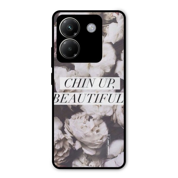 Chin Up Beautiful Metal Back Case for Poco M7 Pro 5G