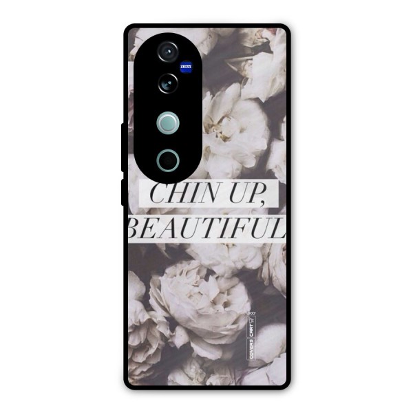 Chin Up Beautiful Metal Back Case for Vivo V40 Pro