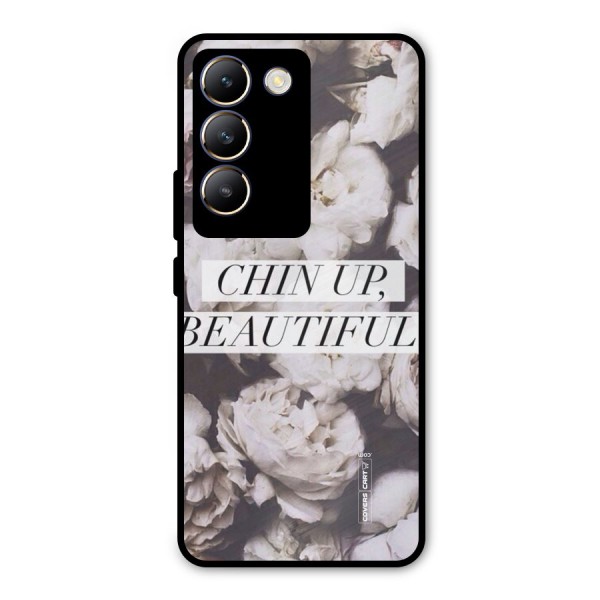 Chin Up Beautiful Metal Back Case for Vivo Y200e