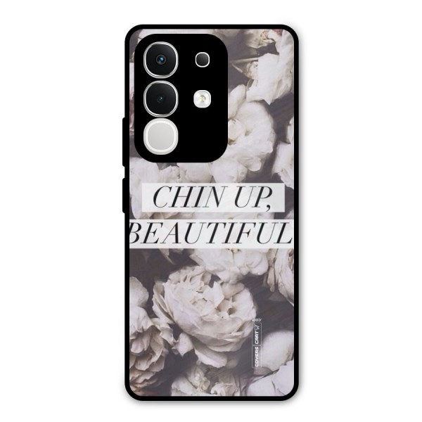 Chin Up Beautiful Metal Back Case for iQOO Z10x