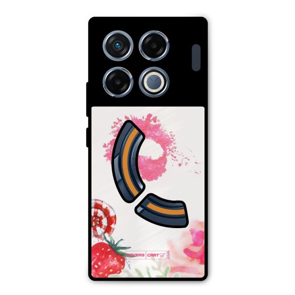 Chirpy Metal Back Case for Infinix GT 20 Pro