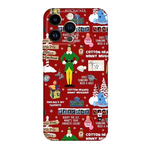 Christmas Doodles Original Polycarbonate Back Case for iPhone 14 Pro Max