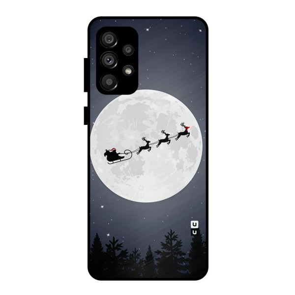 Christmas Nightsky Metal Back Case for Galaxy A73 5G