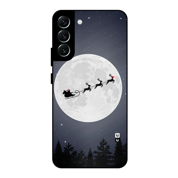 Christmas Nightsky Metal Back Case for Galaxy S22 Plus 5G