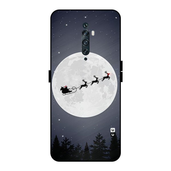 Christmas Nightsky Metal Back Case for Oppo Reno2 F
