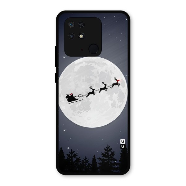 Christmas Nightsky Metal Back Case for Redmi 10 Power