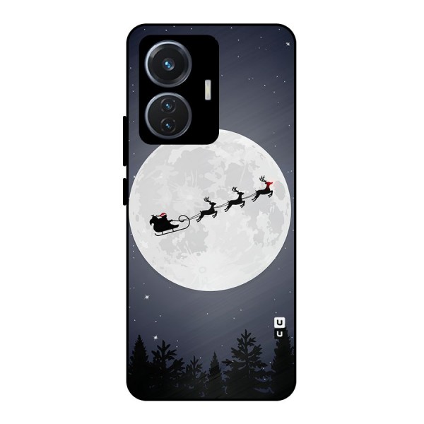Christmas Nightsky Metal Back Case for iQOO Z6 44W
