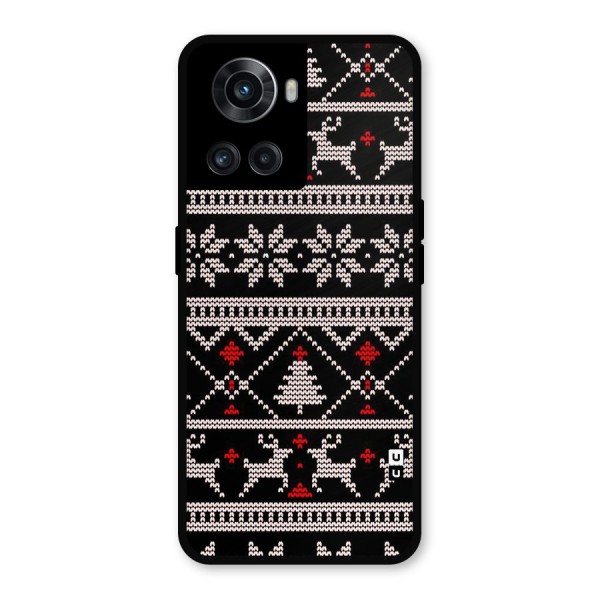 Christmas Seamless Aztec Metal Back Case for OnePlus 10R