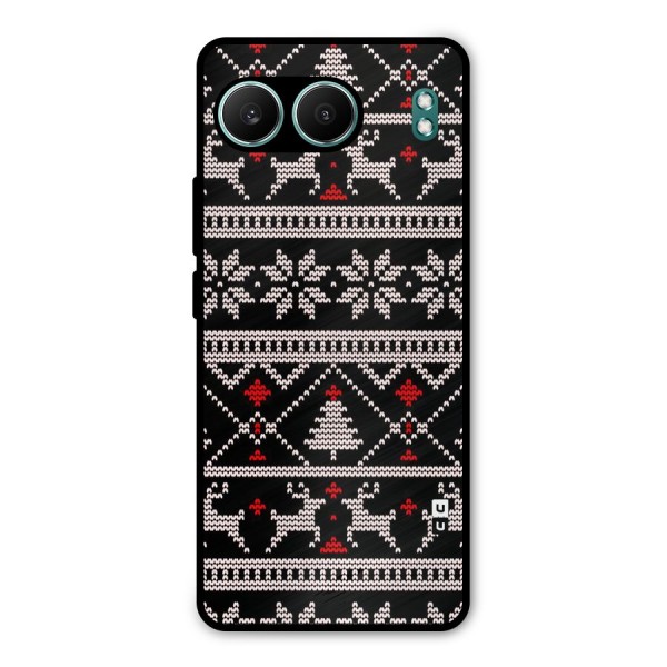 Christmas Seamless Aztec Metal Back Case for OnePlus Nord 4