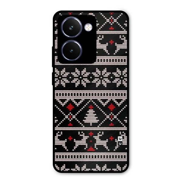Christmas Seamless Aztec Metal Back Case for Realme P3 Ultra