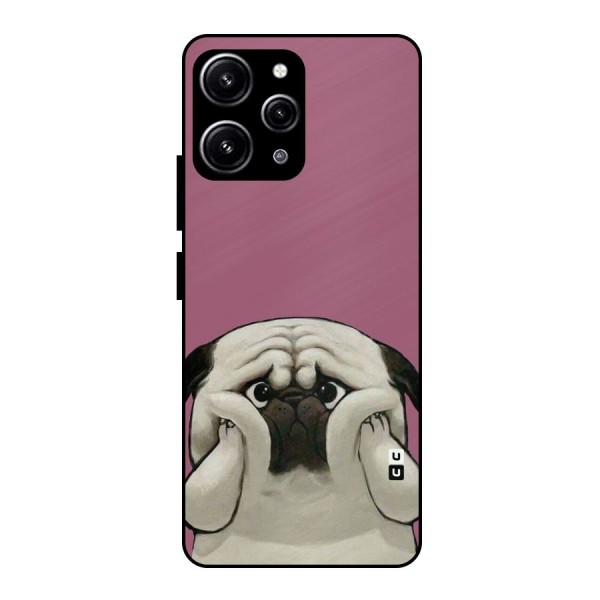 Chubby Doggo Glass Back Case for Redmi 12 4G