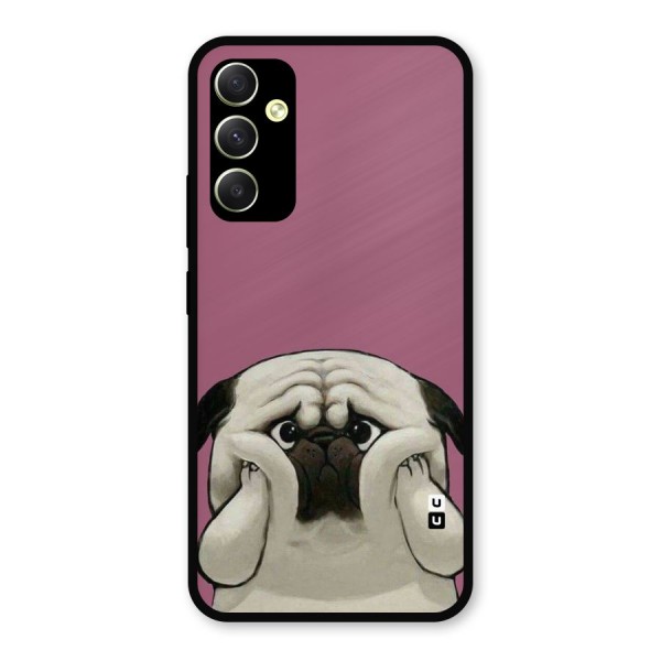 Chubby Doggo Metal Back Case for Galaxy A34