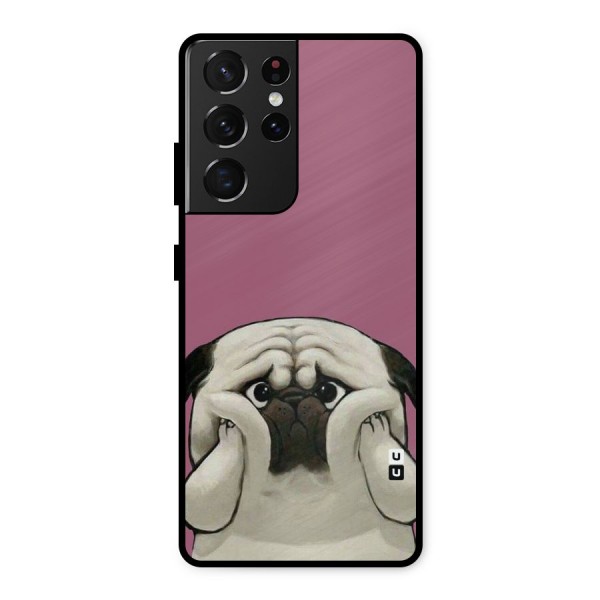 Chubby Doggo Metal Back Case for Galaxy S21 Ultra 5G