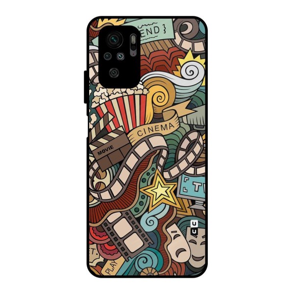 Cinematic Design Metal Back Case for Redmi Note 10S