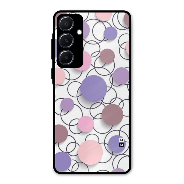 Circles And More Metal Back Case for Galaxy A55