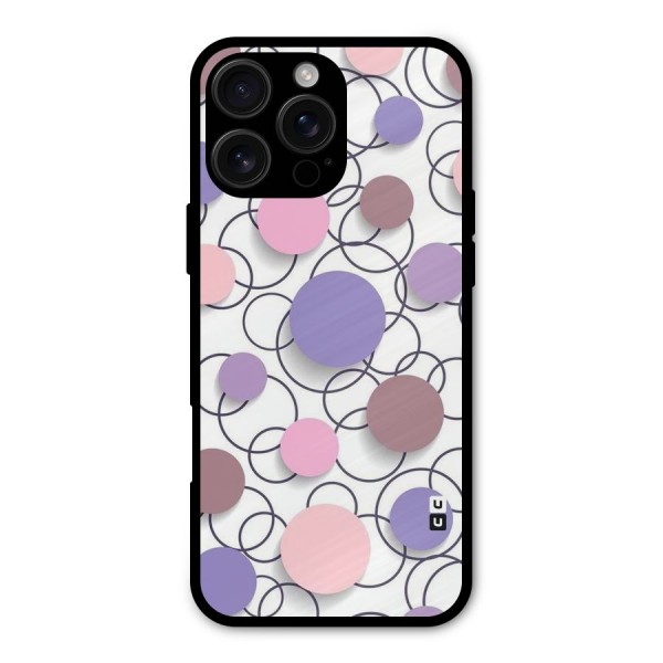 Circles And More Metal Back Case for iPhone 16 Pro Max
