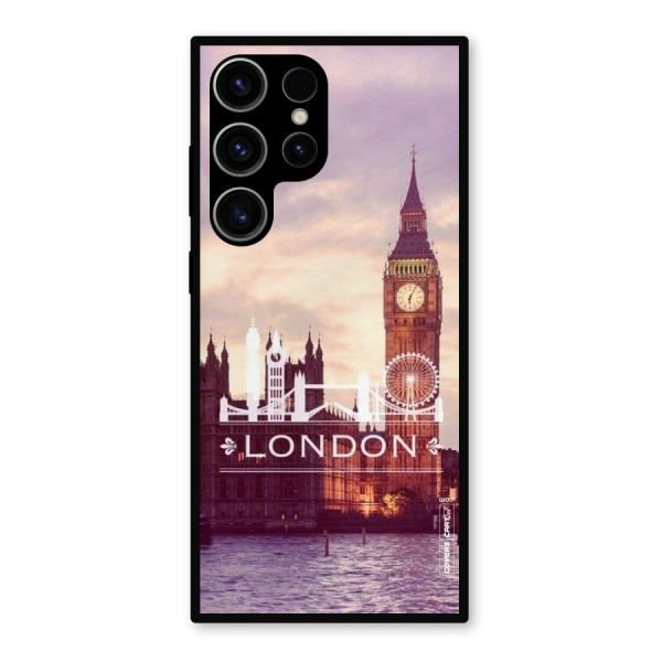 City Tower Metal Back Case for Galaxy S23 Ultra