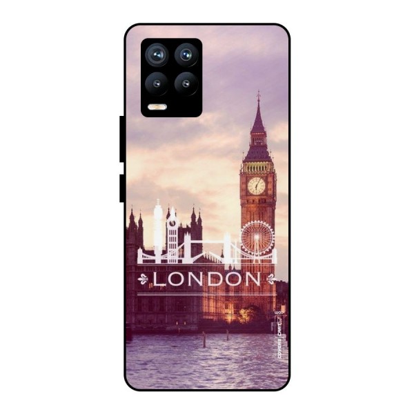 City Tower Metal Back Case for Realme 8